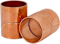 3/8" Copper Coupling for Copper Pipe – Straight Sweat Tube Fitting with Dimple Stop, 3/8 Copper Pipe Connector for HVAC Air Conditioning & Refrigeration Systems