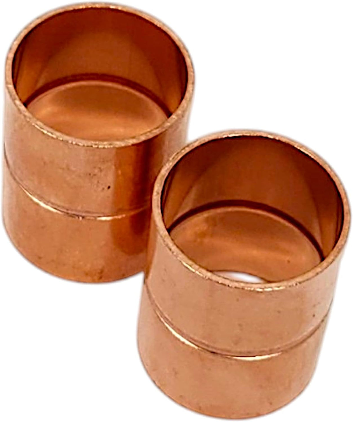 Copper Pipe Coupling 7/8 Inch Straight Connector for HVAC Air Conditioning, Heavy Duty Copper Fitting for Copper Tube & Pipe Welding, Sweat Joint Adapter for AC Refrigeration Repair