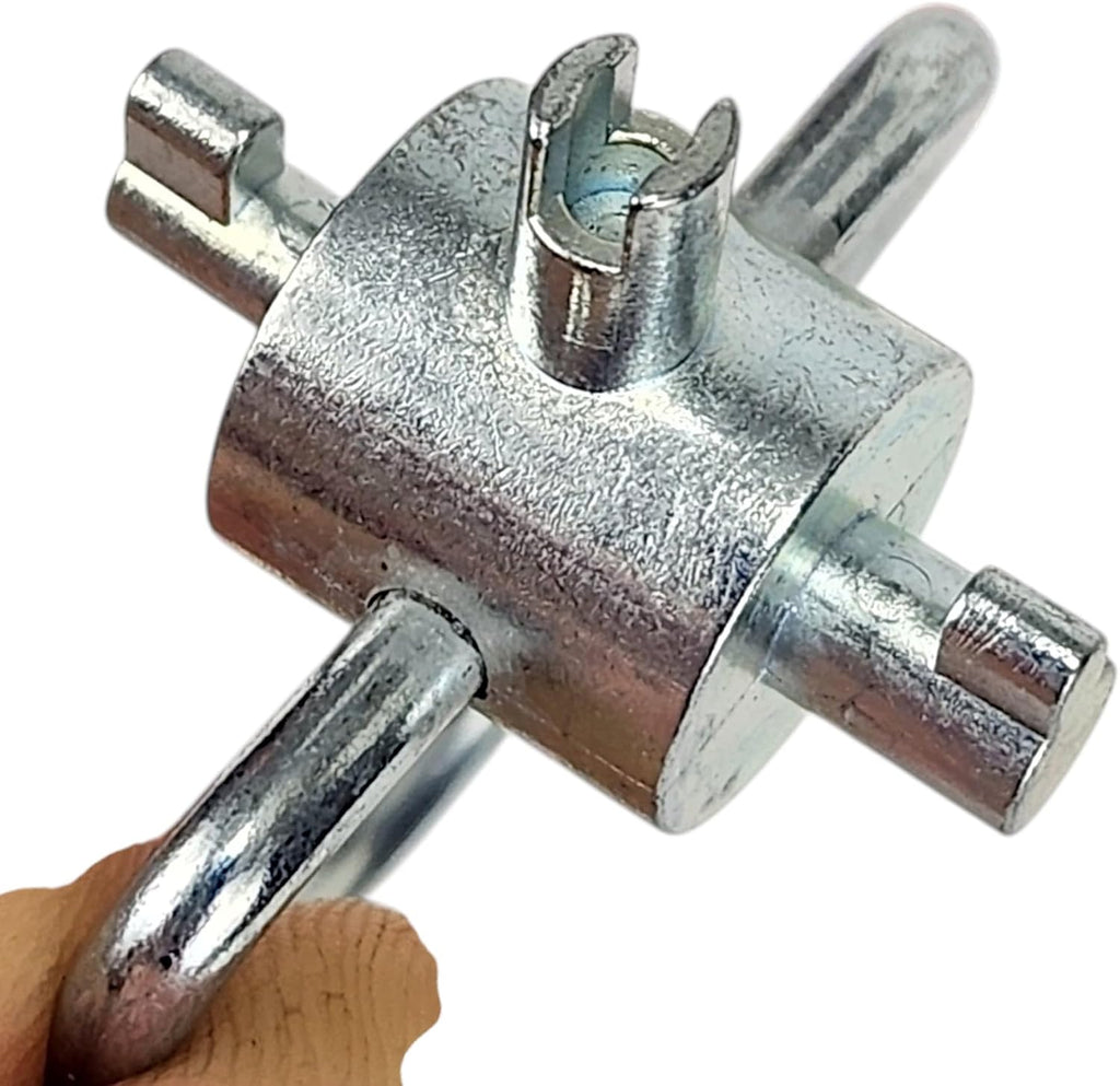 HVAC Locking Cap Key for 410A & R22 Refrigerant Systems, HVAC Service Wrench for Installation & Removal, Tamper-Resistant Valve Cap Removal Tool for AC Service Ports