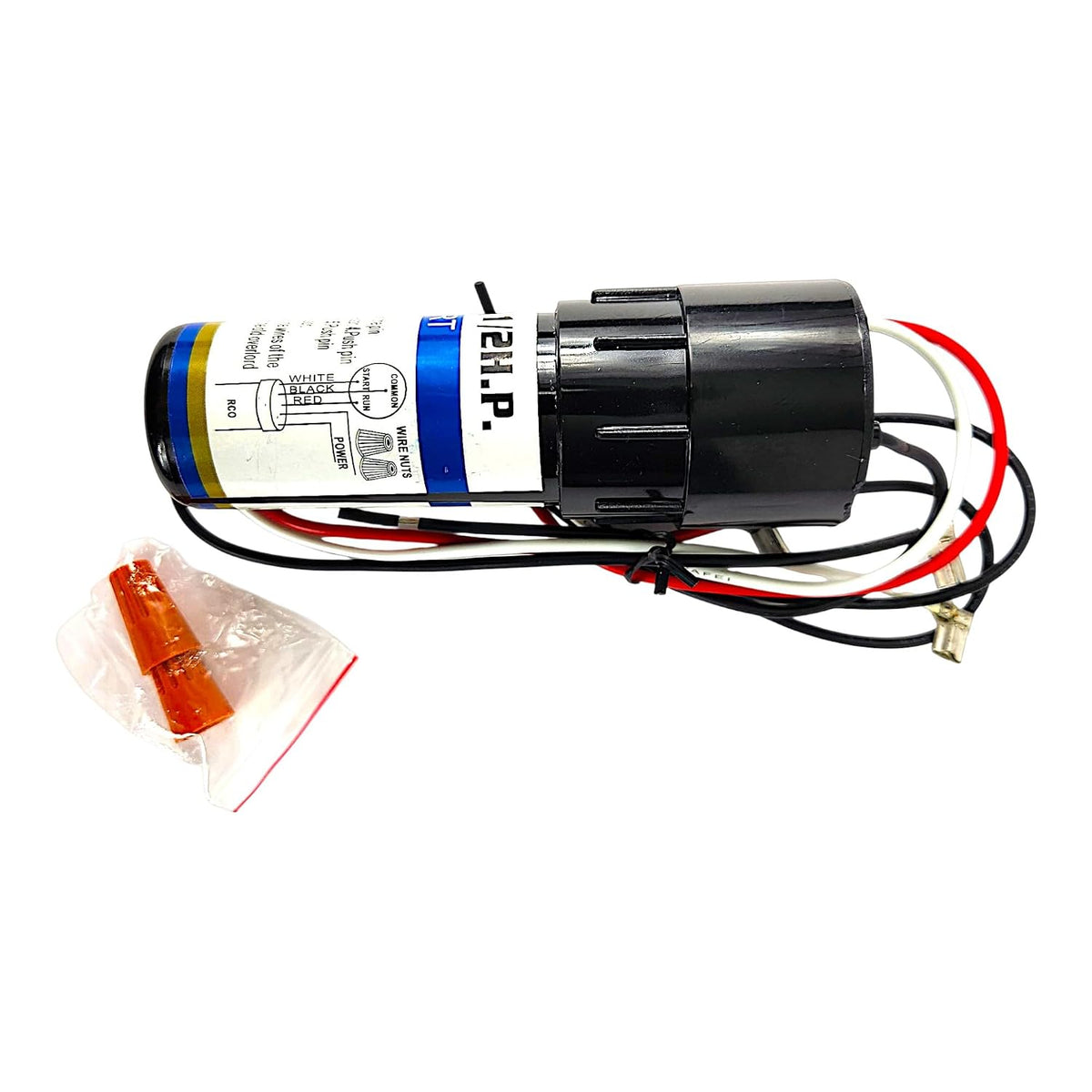 RCO210 3-in-1 Hard Start Kit – RSC Series Solid State Relay, Start Capacitor & Overload Protector for Refrigerator & Freezer Compressor Replacement