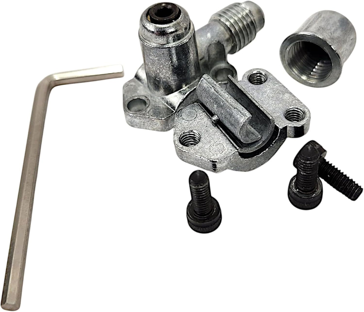 BPV31D Bullet Piercing Valve – 1/4", 5/16", 3/8" Line Tap Valve for A/C and Refrigeration Lines – Self-Tapping Service Valve with Permanent Seal Gasket – High-Pressure Rated