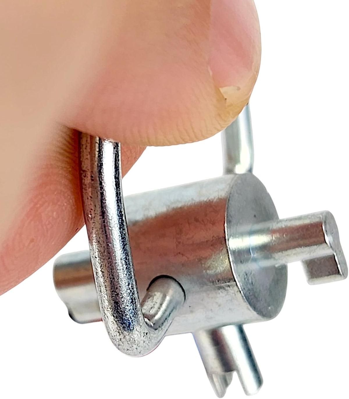 HVAC Locking Cap Key for 410A & R22 Refrigerant Systems, HVAC Service Wrench for Installation & Removal, Tamper-Resistant Valve Cap Removal Tool for AC Service Ports