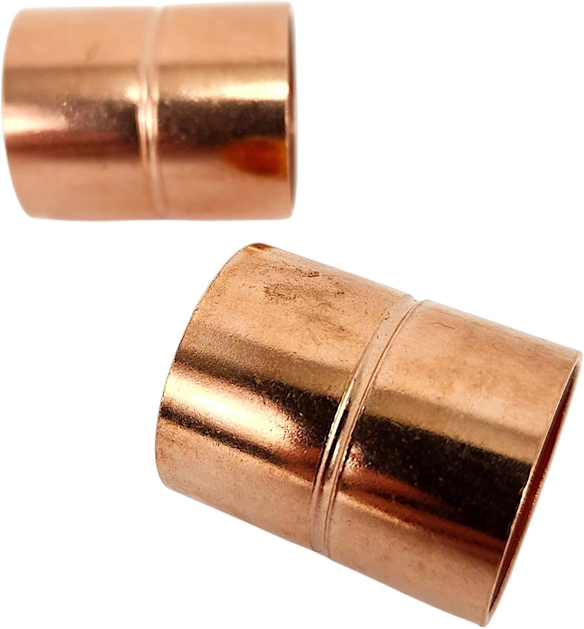 Copper Pipe Coupling 7/8 Inch Straight Connector for HVAC Air Conditioning, Heavy Duty Copper Fitting for Copper Tube & Pipe Welding, Sweat Joint Adapter for AC Refrigeration Repair